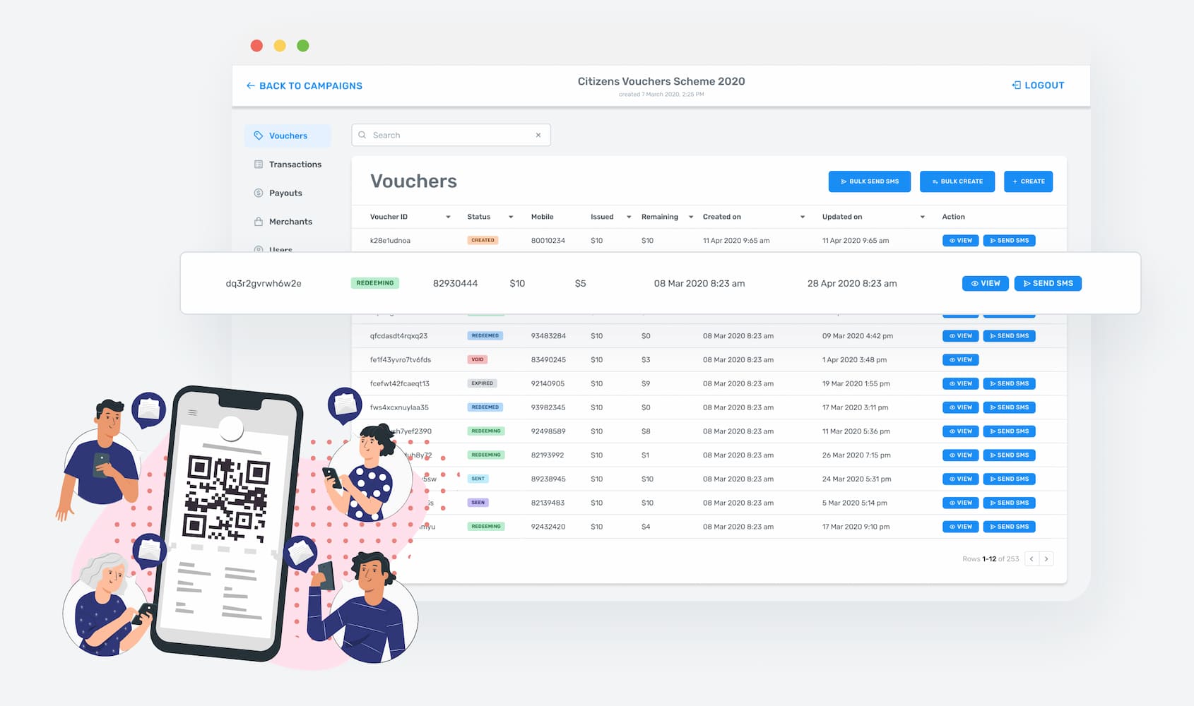 RedeemSG is a trusted platform for government agencies to disburse vouchers to Singaporean citizens.